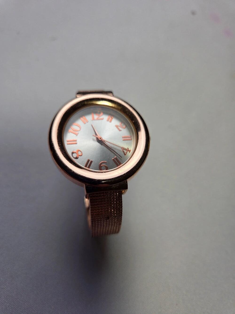 Copper bracelet watch